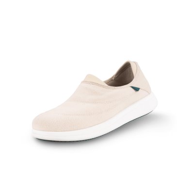 Vessi Sunday Slippers Men's Waterproof Shoes Beige | CA-25863